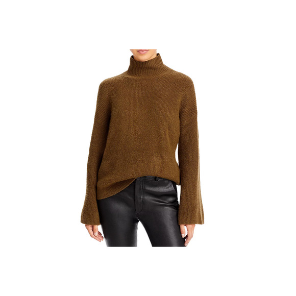 French Connection Flossy Mock Neck Sweater Orca Size M 1461 - Picture 1 of 3